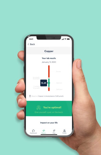 Receive your in-depth nutrient report
